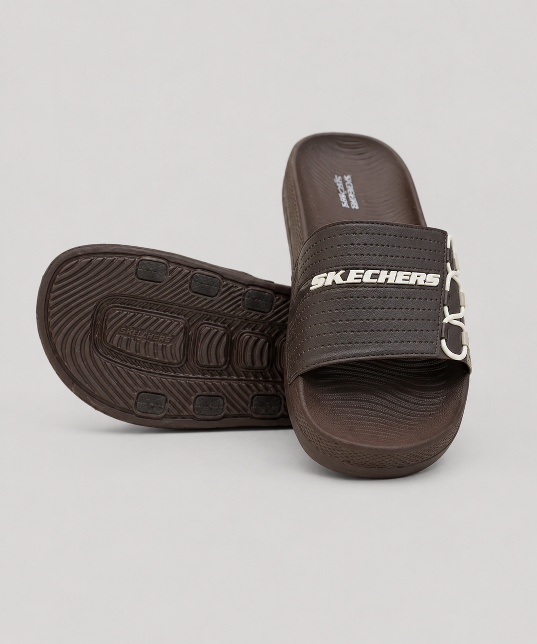 SKECHER BROWN SLIPPER