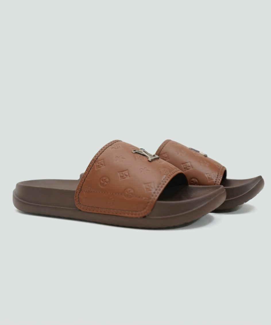 Premium Leather Slides